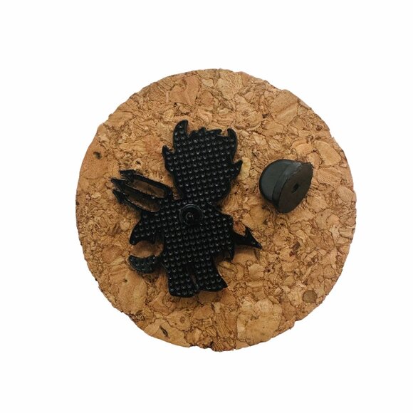 ✨Hell Devil Imp Enamel Pins Red Fire Head Vampire Badge Brooch New - Picture 3 of 6